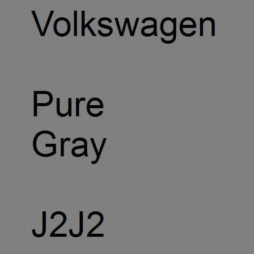 Volkswagen, Pure Gray, J2J2.